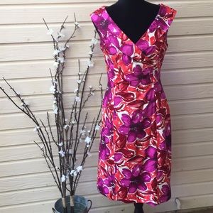 A Stunning Floral Evan-Picone Dress